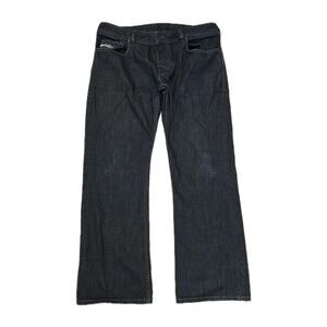 Diesel Zatiny 0088Z Jeans Men's 36x32 (36x30) Bootcut Dark Blue Made in Italy